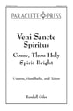 Come Thou Holy Spirit Bright Unison choral sheet music cover